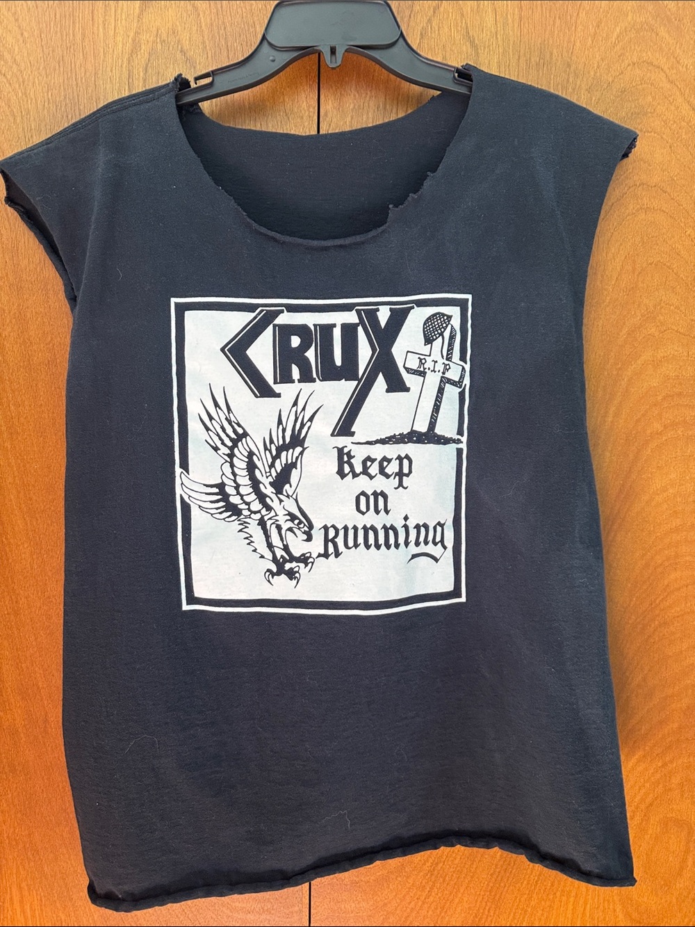 Vintage 80s UK Punk Band Crux t-shirt.
